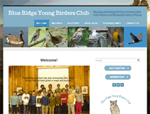 Tablet Screenshot of blueridgeyoungbirders.org